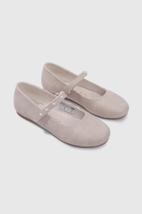 Ballerina De Niña Beige