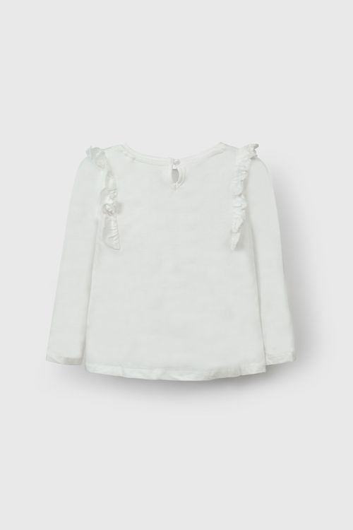 Polo De Niña Everyday Blanco