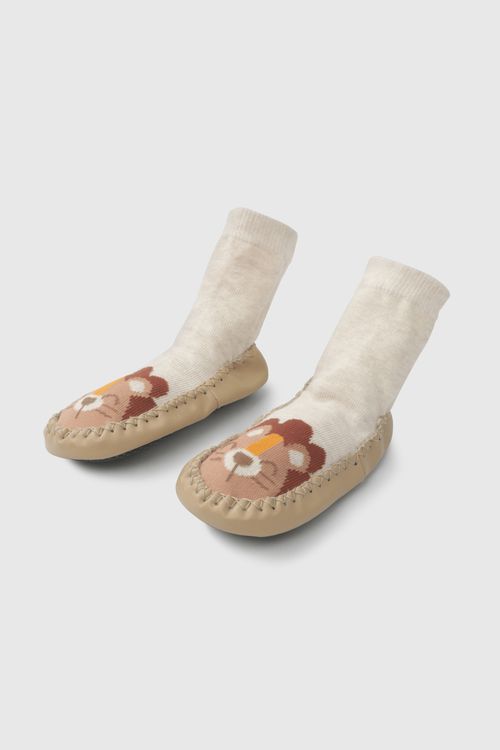 Medias Deportivas De Niño Colección Beige