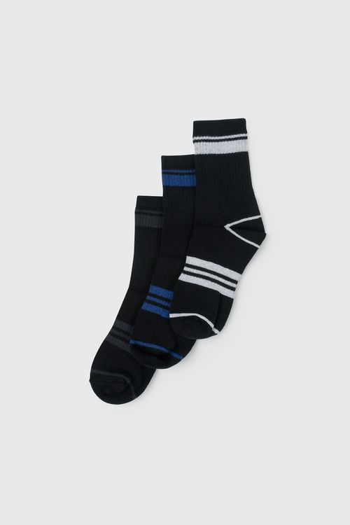 Medias 3/4 De Niño Colección Negro