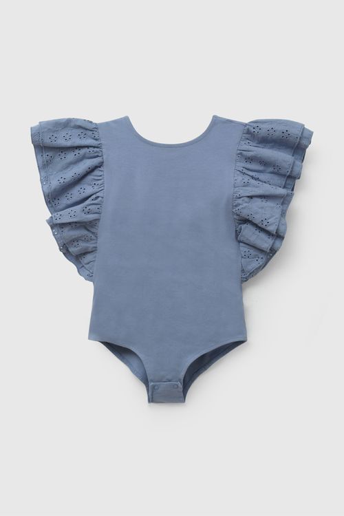 Body Celeste Vuelo Broderie De Niña