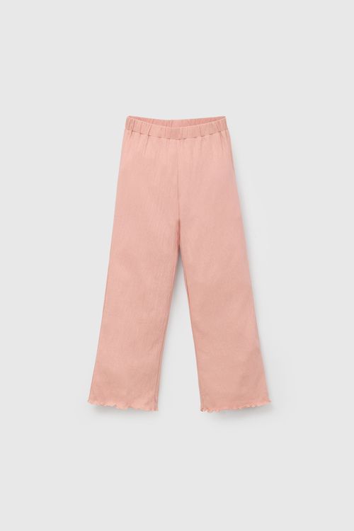 Pantalón Tela Punto De Niña