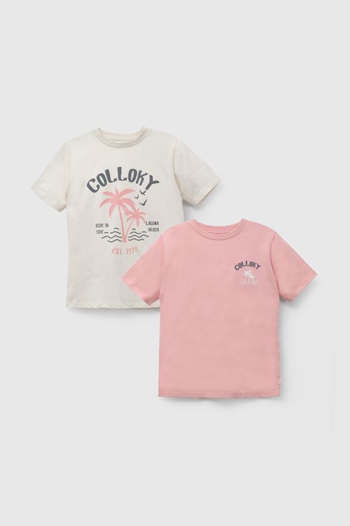 Pack Dos Polos Colloky Estampado Kid