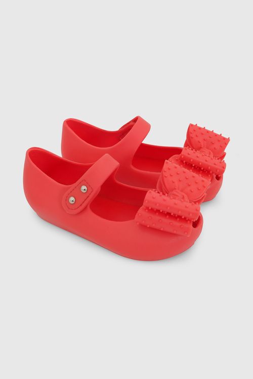 Sandalia De Agua De Niña Roja Con Velcro