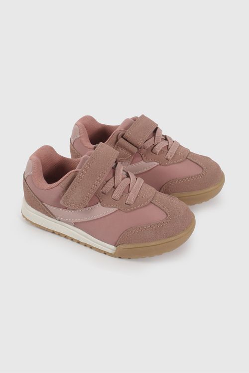 Zapatilla Urbana Rosada De Caminante