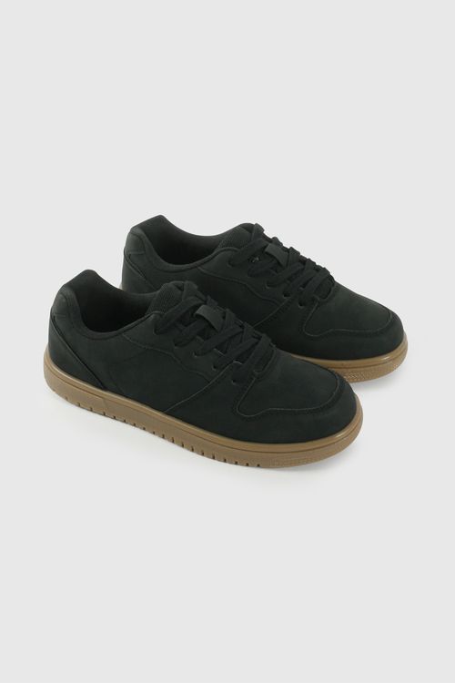 Zapatilla Urbana Negra De Niño