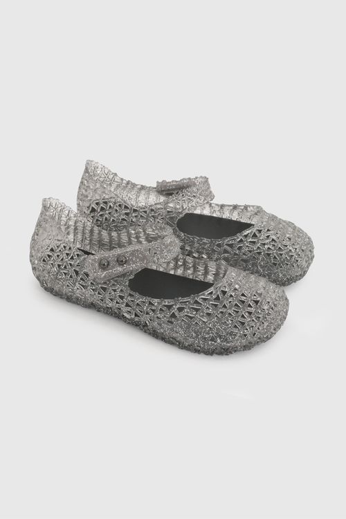 Sandalia De Agua Negra De Niña Con Velcro