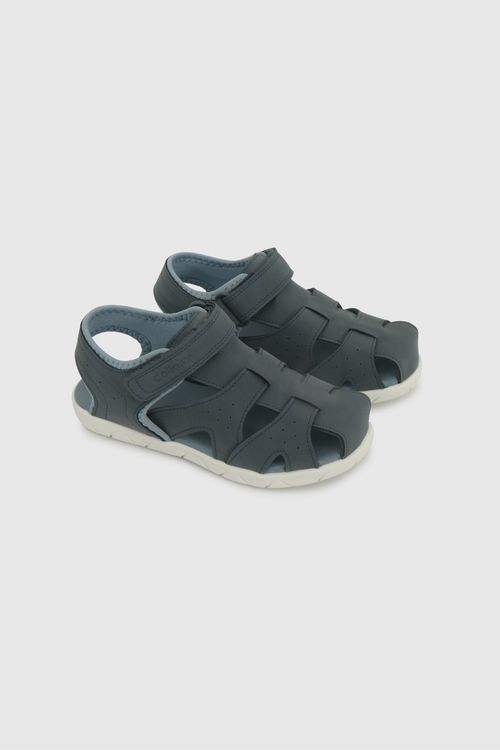 Sandalia De Vestir Azul De Niño