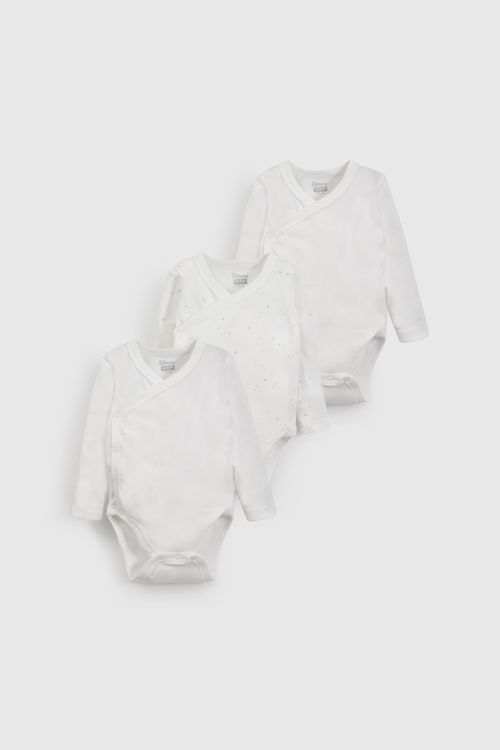 Pack Tres Bodies Blanco Unisex De Bebé Preavance Rn a 24M