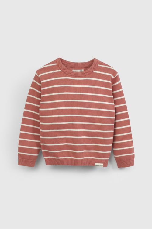 Sweater Rojo Rayado De Niño Infantil