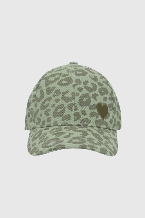 Gorro Verde Print De Niña