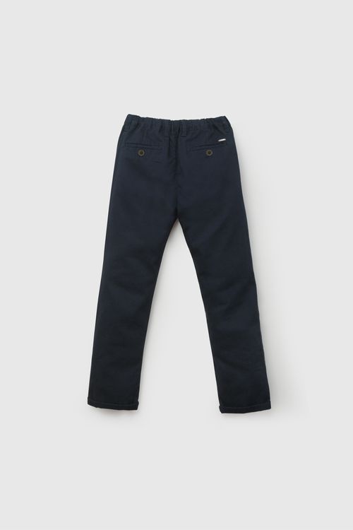 Pantalón Azul Gabardina De Niño