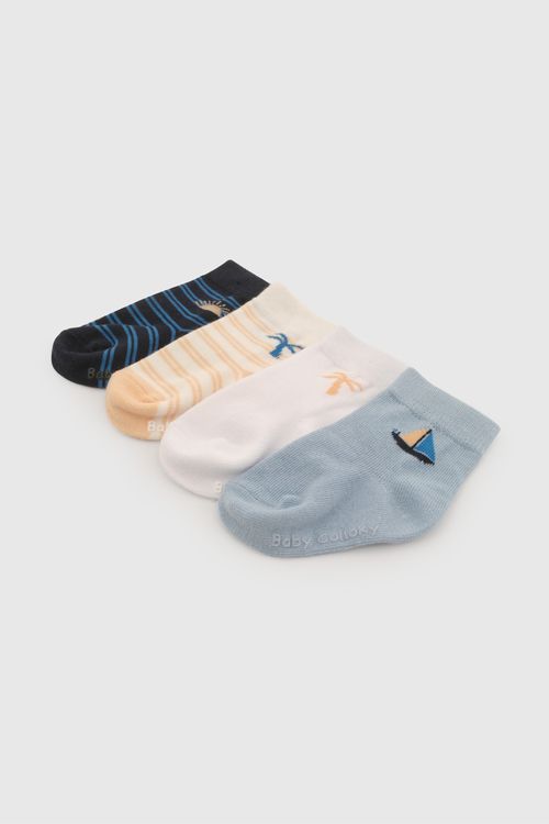 Pack Cuatro Medias Playa De Niño Infantil