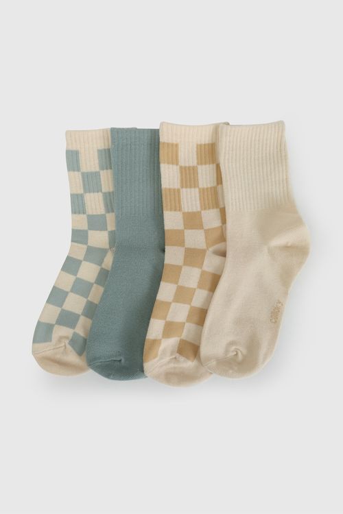 Pack Cuatro Medias Cuadrille De Niño