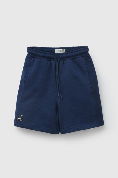 Bermuda Azul Cortes De Niño