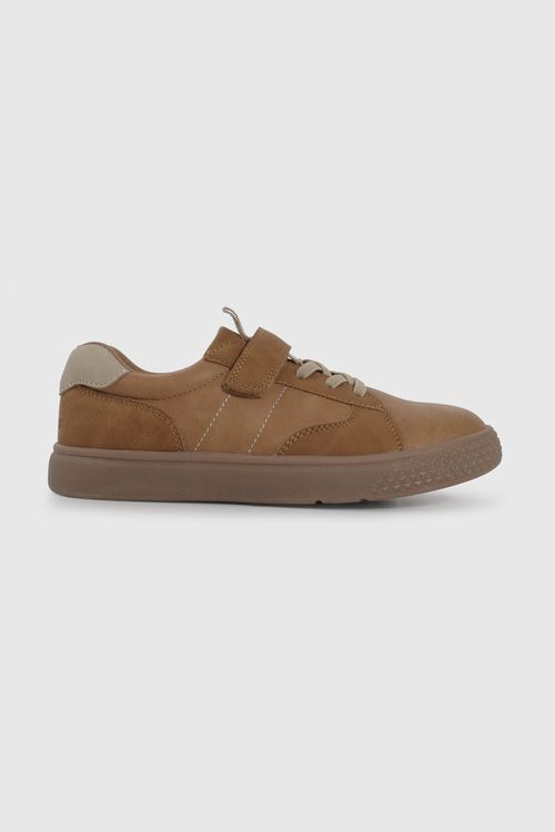 Zapato De Vestir Café De Niño