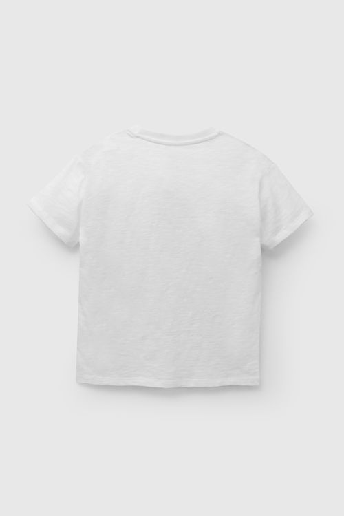 Polo Blanco Surf De Niño