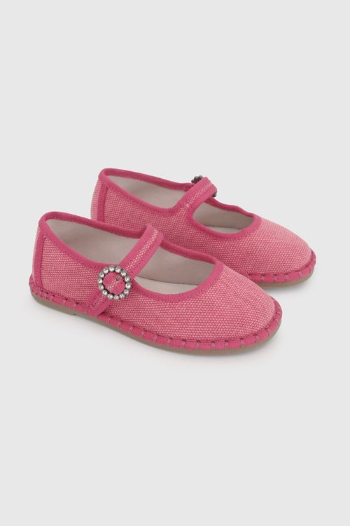 Ballerina De Niña Rosado Con Broche