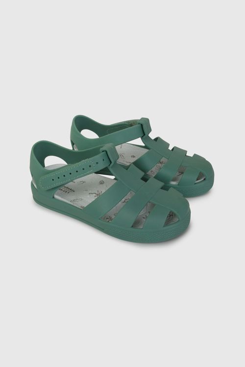 Sandalia Cangrejera De Agua Verde De Caminante