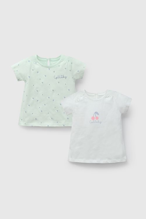 Pack Dos Polos De Niña 1 Algodón