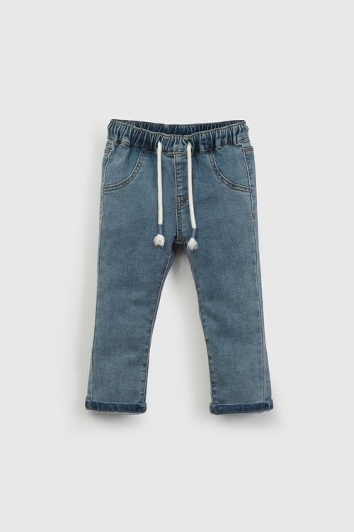 Jeans Azul Elasticado De Niño Infantil