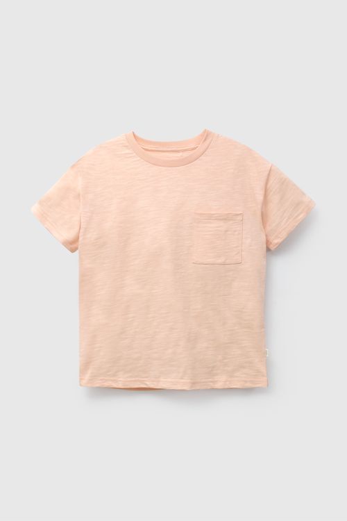 Polo Básico Naranja De Niño