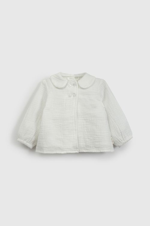 Chaqueta Blanca Unisex De New Born