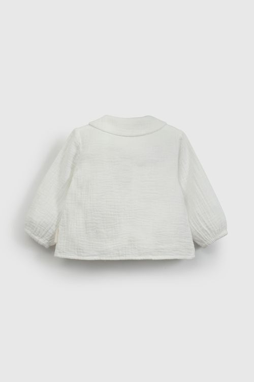 Chaqueta Blanca Unisex De New Born