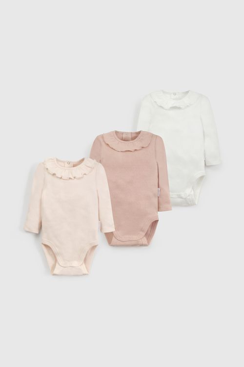 Pack Tres Bodies Colloky Rosado De Bebé