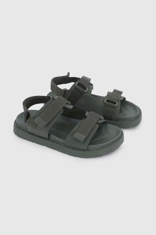 Sandalia De Vestir Verde De Niño