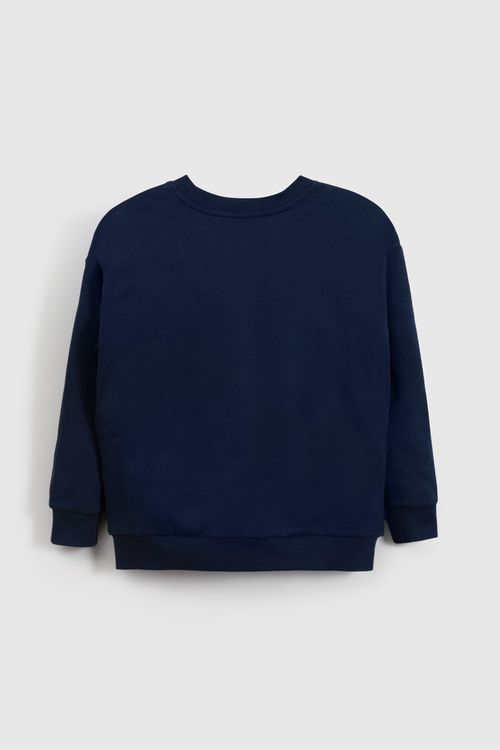 Polerón Básico Azul De Niño