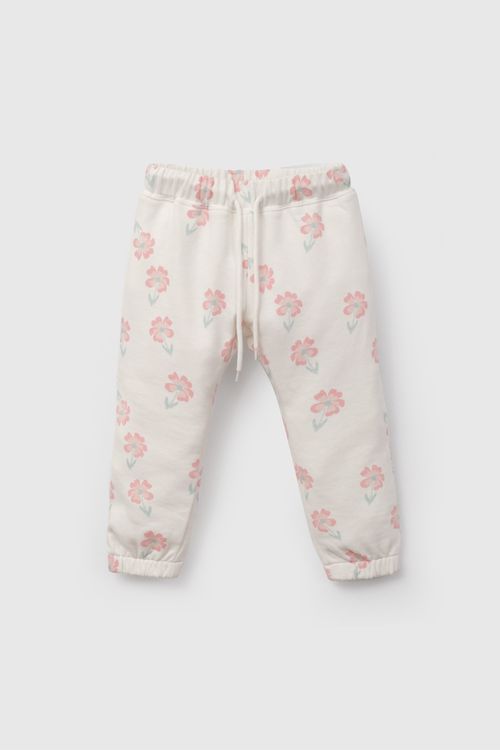 Buzo Blanco Flores De Niña Infantil