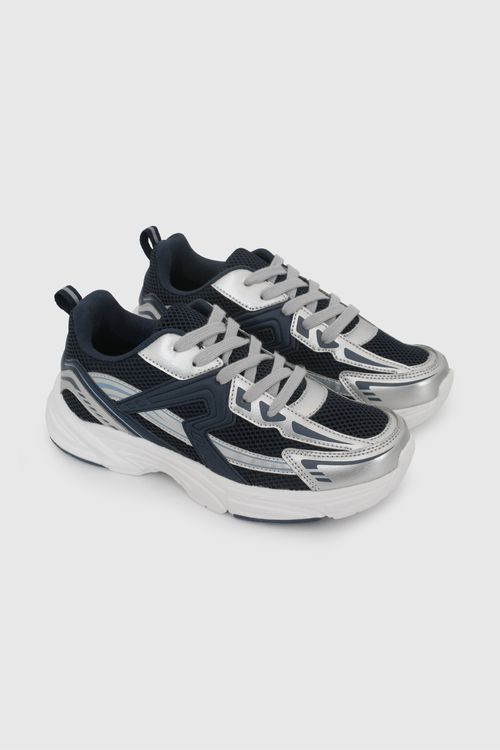 Zapatilla De Luces Rosada De Niño