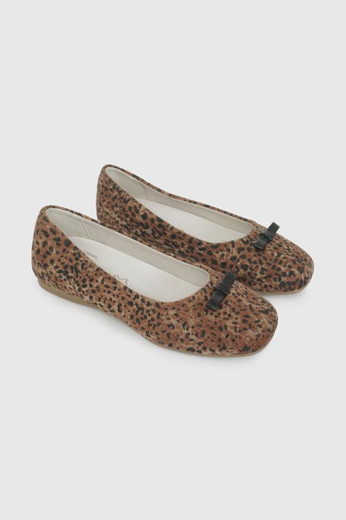 Ballerina Animal Print Lazo De Niño
