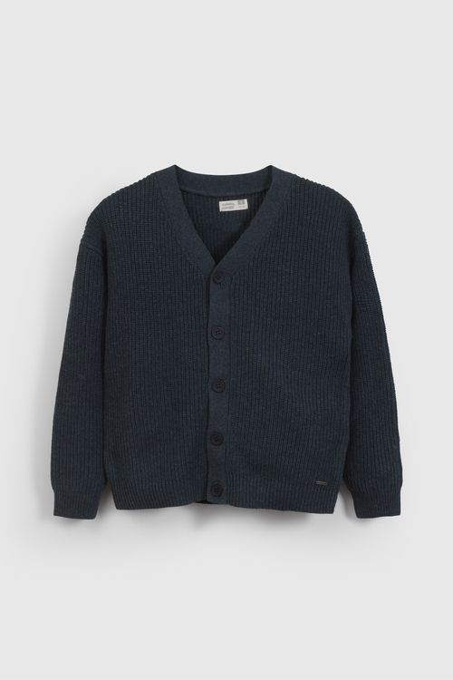 chompa Azul Con Botones De Niño