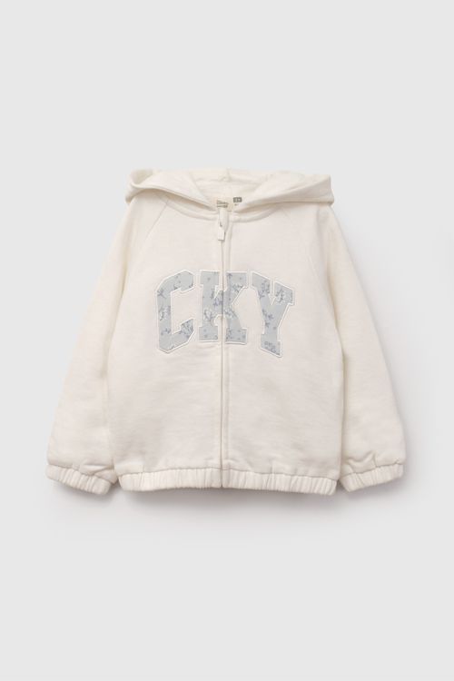 Polerón Blanco De Niña Infantil