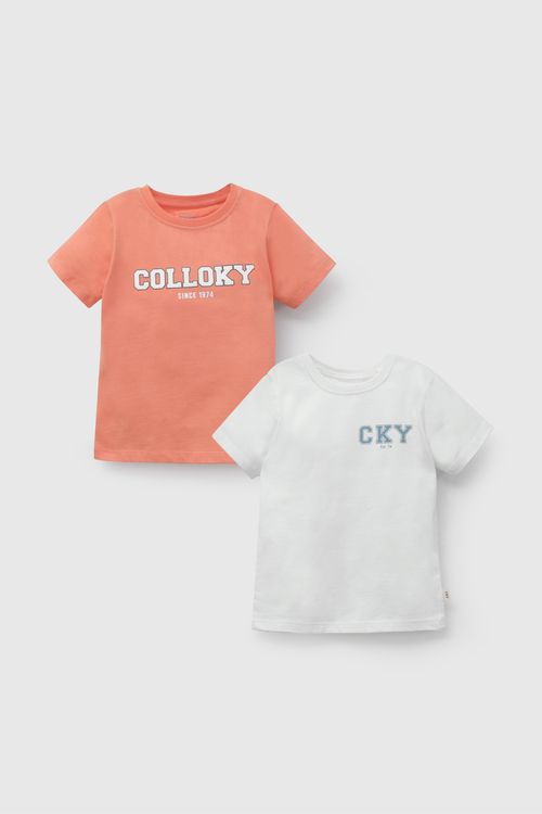 Pack Dos Polos Multicolor De Niño