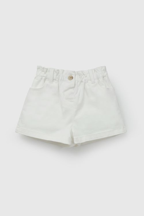 Short Blanco Niña Infantil