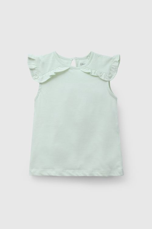 Polo Verde De Niña Infantil