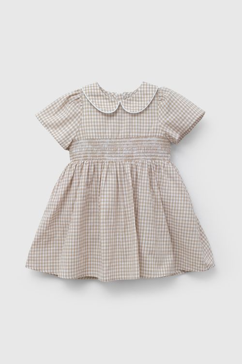 Vestido Cuadrillé Multicolor Para Niña