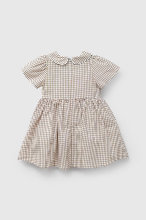Vestido Cuadrillé Multicolor Para Niña