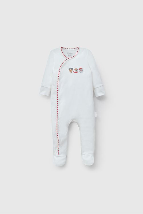 Enterizo Gamusa Navidad Unisex De Bebé De New Born