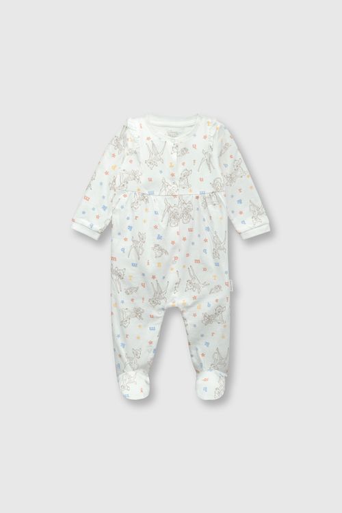 Enterizo De Bebé Niña Bambi Off White Olje0210V24