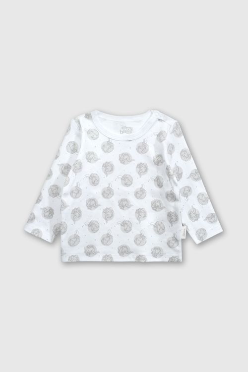 Camiseta Bebés Blanco 49584 Colloky