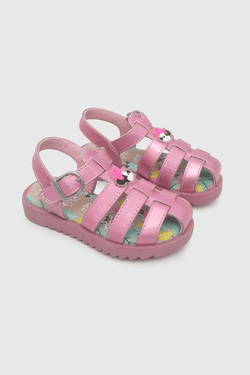 Sandalia De Niña Disney Minnie Lila (21 A 27)