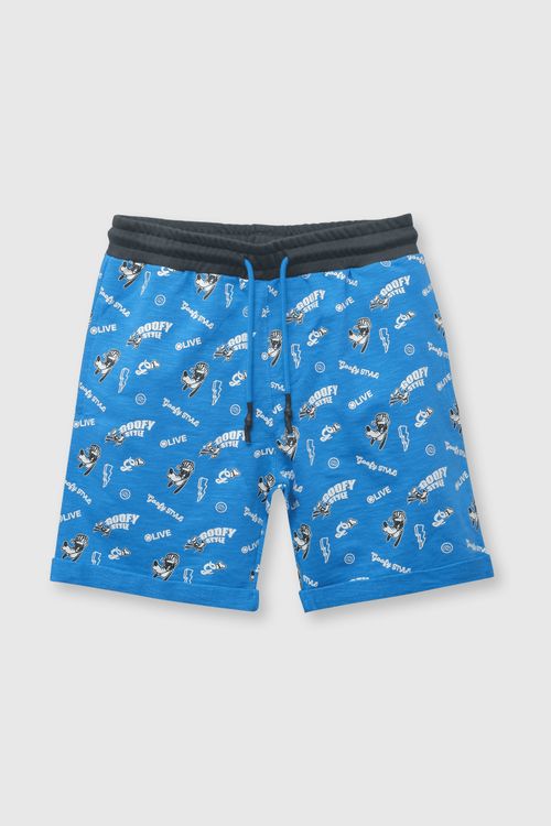 Bermuda De Niño Goofy Royal Blue (2 A 12 Años)