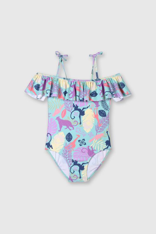 Traje De Baño De Niña Libro De La Selva Aqua (2 A 12 Años)