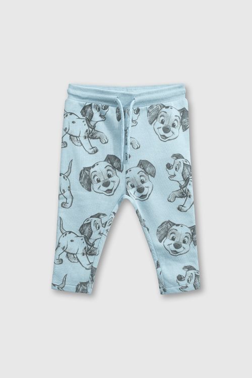 Pantalón Buzo Disney Celeste De Niño