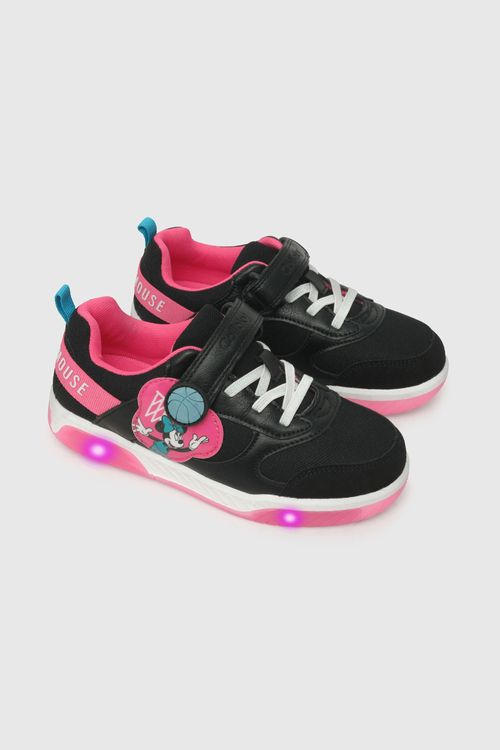 Zapatilla De Niña Disney Minnie Negro / Black (28 A 38)