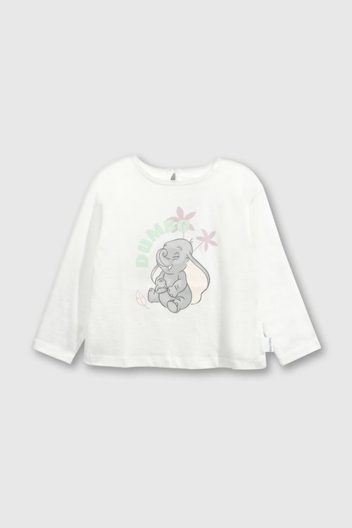 Polo Disney Blanca De Niña